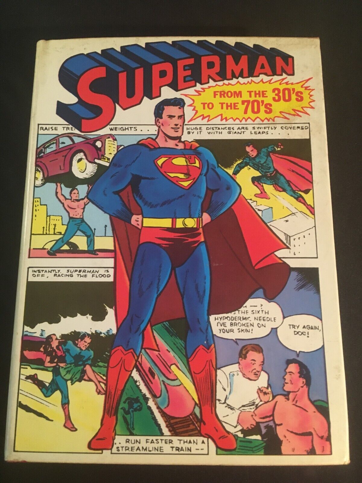SUPERMAN: FROM THE 30\'s TO THE 70\'s Hardcover, Crown Publ., 1971