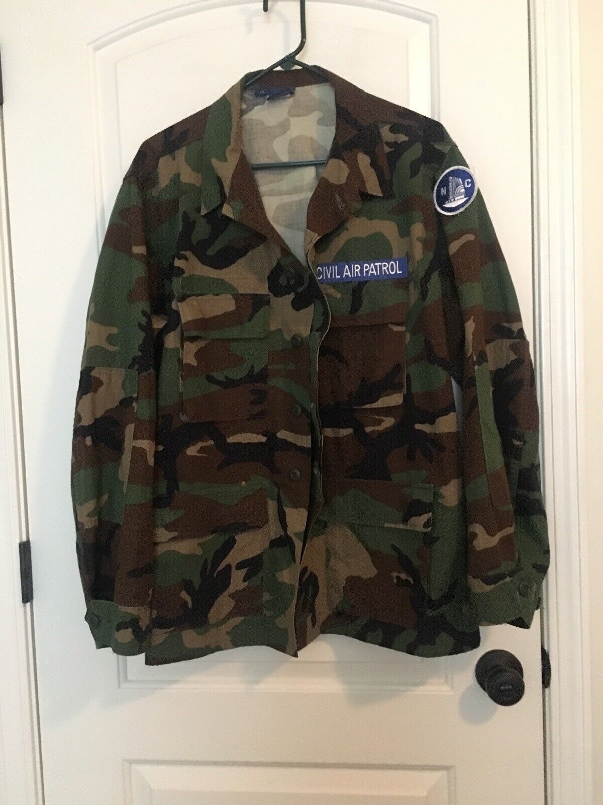 Adult Propper NC Civil Air Patrol US Military Jacket Button Up Size L Camouflage