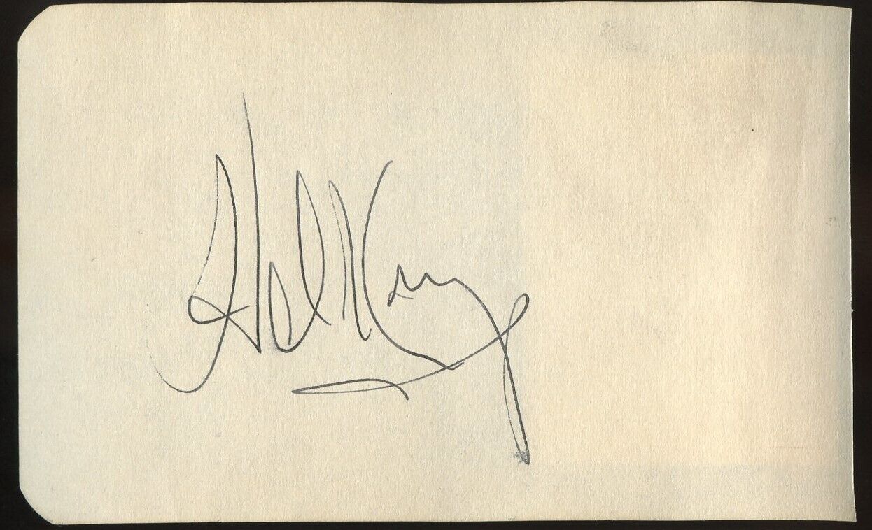 Hal Kemp d1940 signed autograph 2x4 Cut American Jazz Saxophonist Bandleader