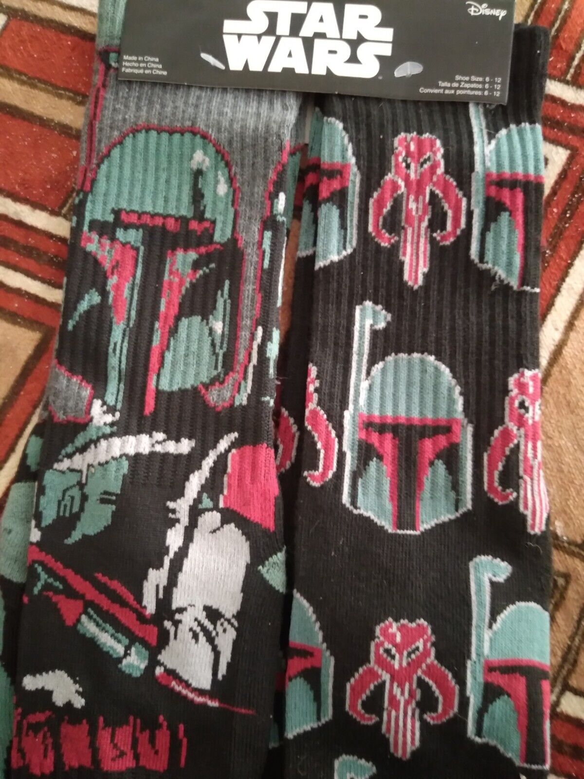 New Star Wars Socks - The Mandalorian - 2 Pairs - w/ tags - Sale - Clearance