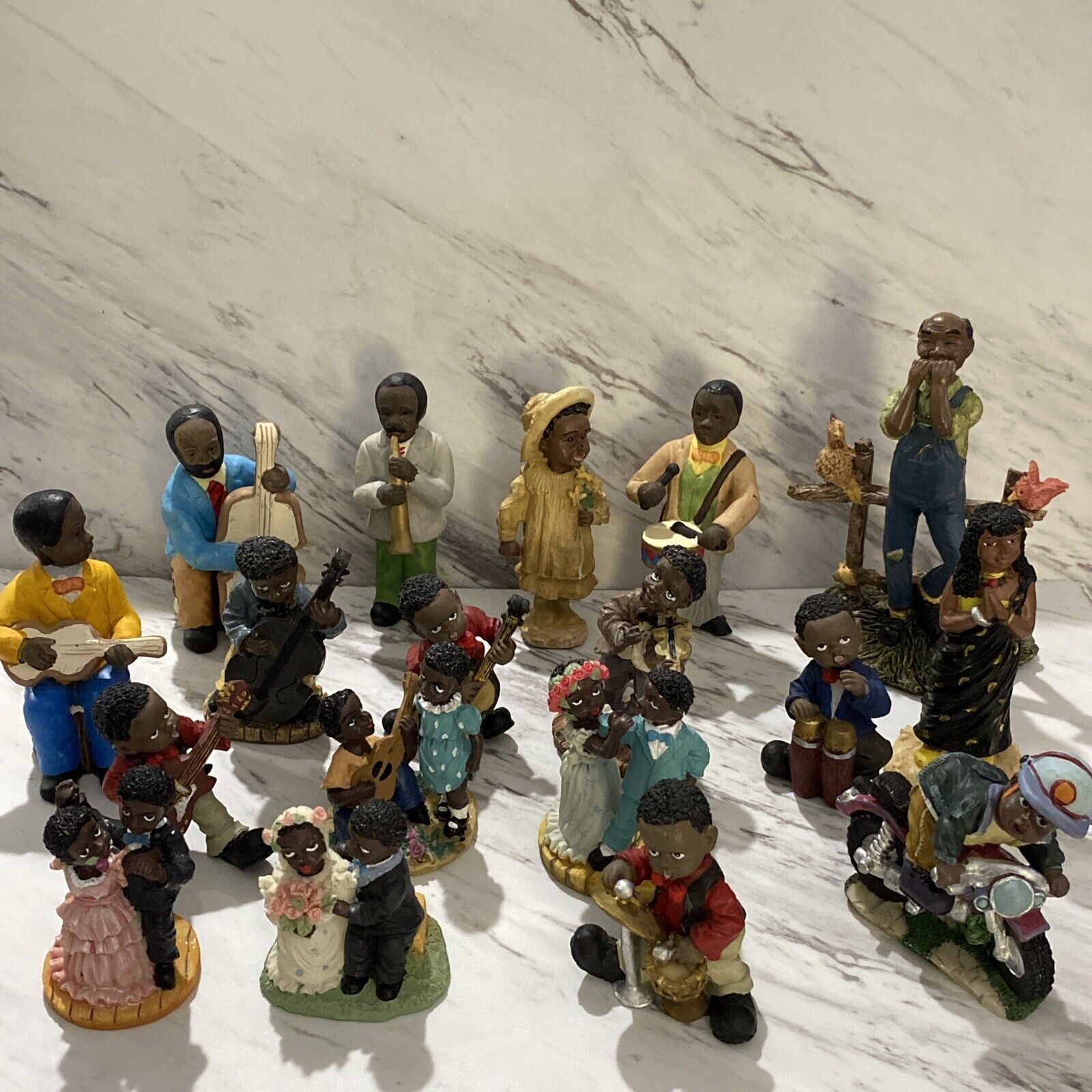 18 Vintage African American Figurines  Misc Lot