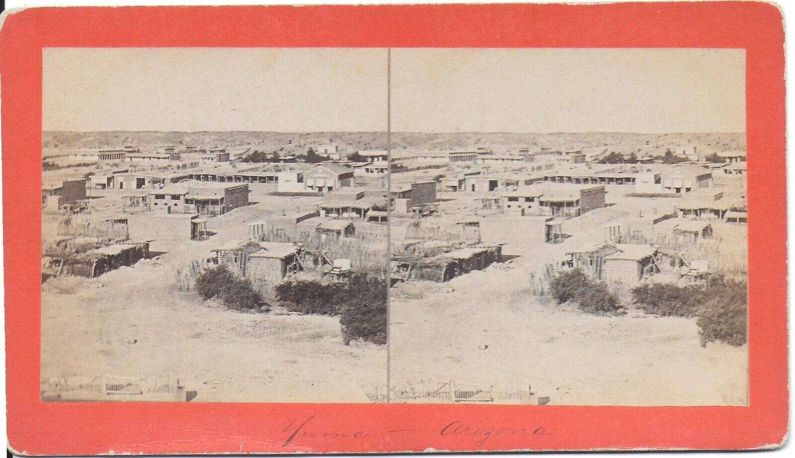 Stereograph View of Yuma Arizona 1880s – Carleton Watkins Image