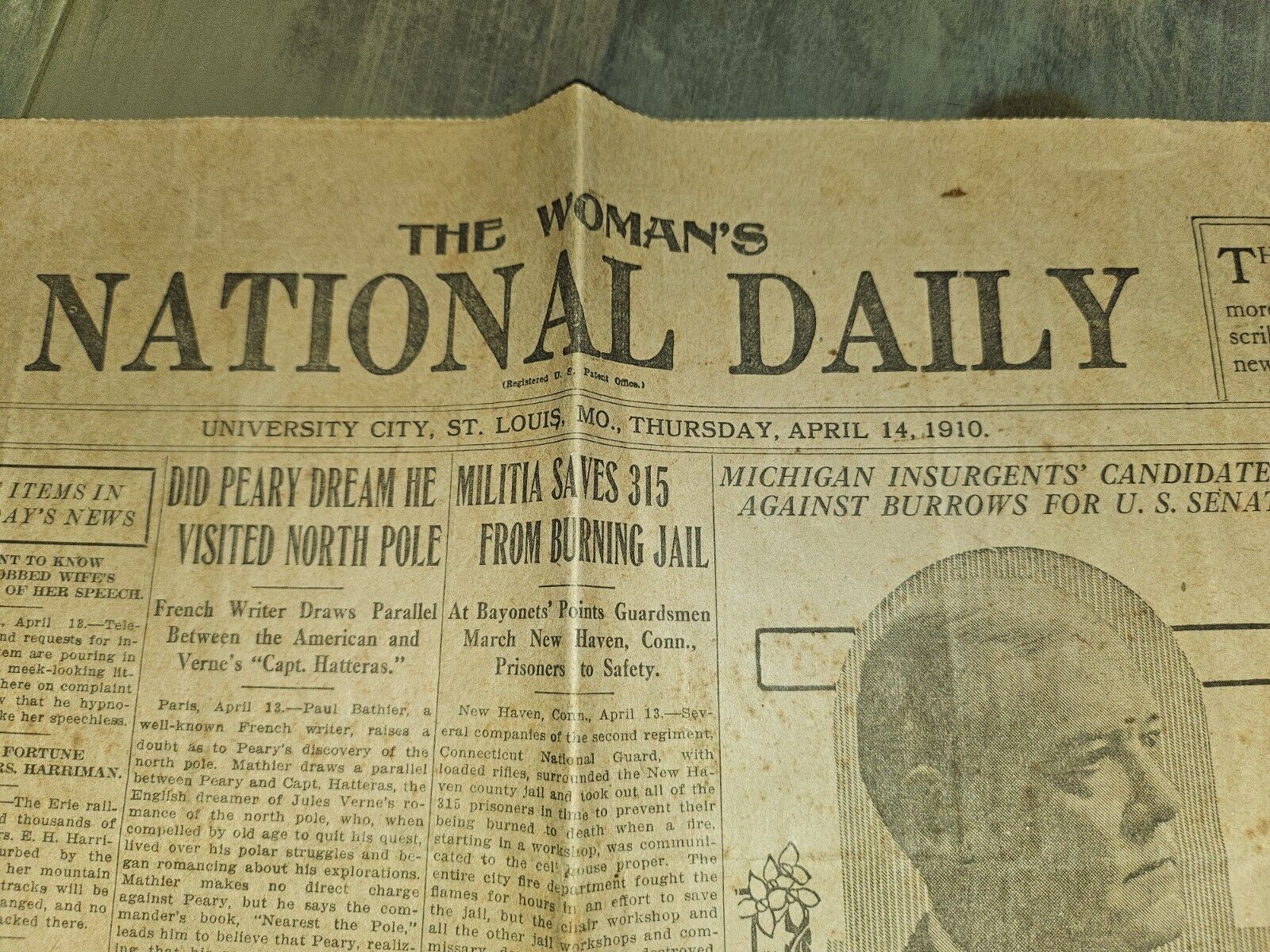 Rare 1910 The Woman's National Daily newspaper Vol. 11. No. 40 editor E G Lewis