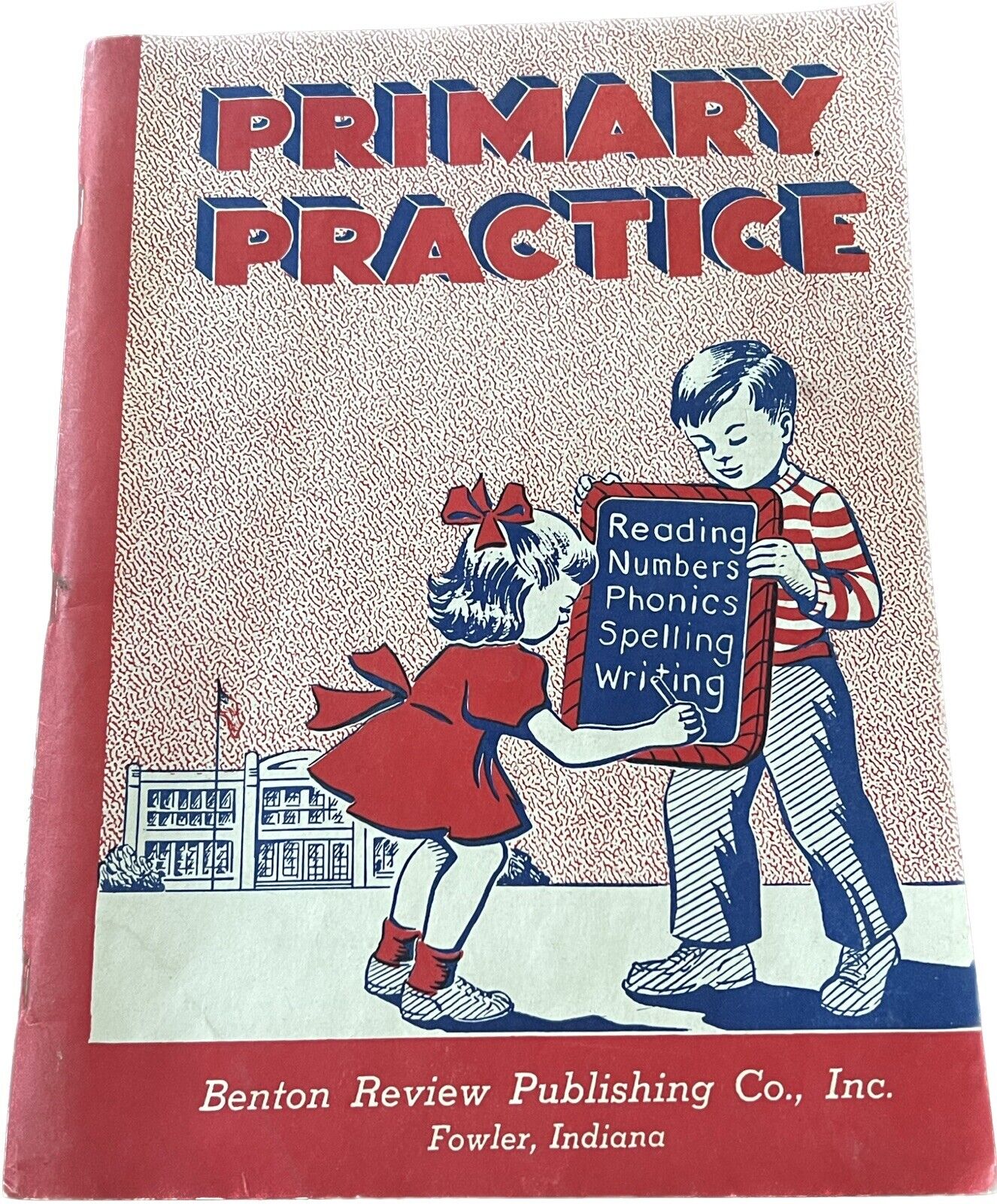 VTG 1949 PRIMARY PRACTICE Seatwork Lessons BENTON Review Publishing Fowler IN