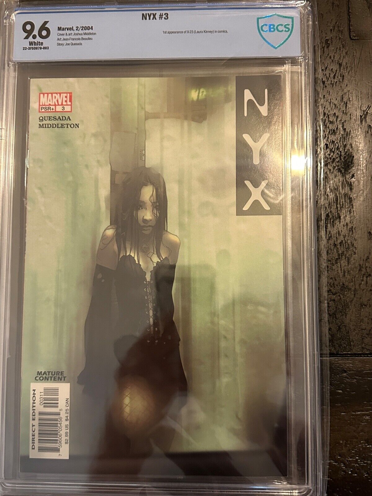 NYX #3 (CBCS 9.6, 1st appearance of X-23)