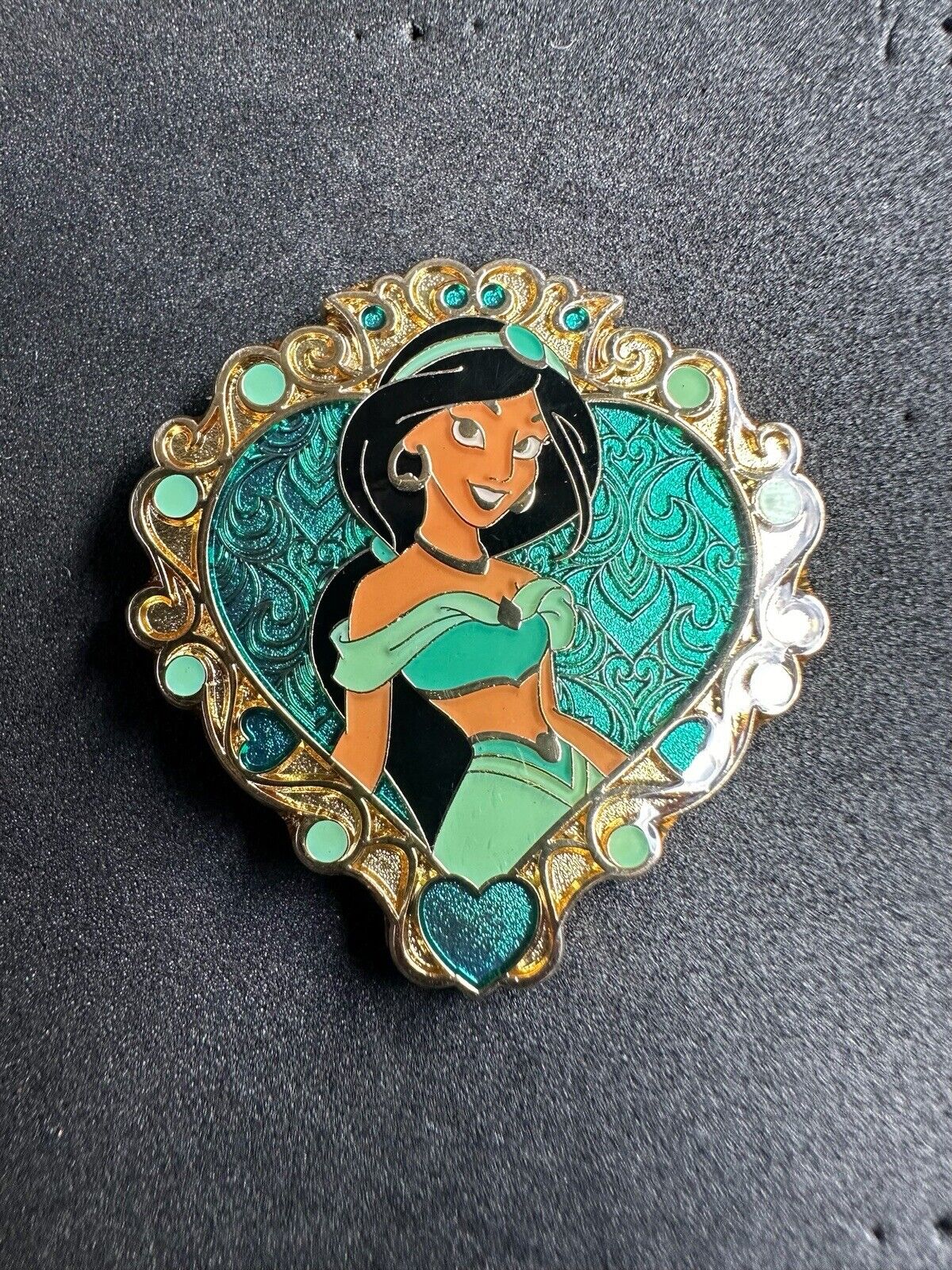 Princess Jasmine Storybook Heart Booster Pack Disney Pin