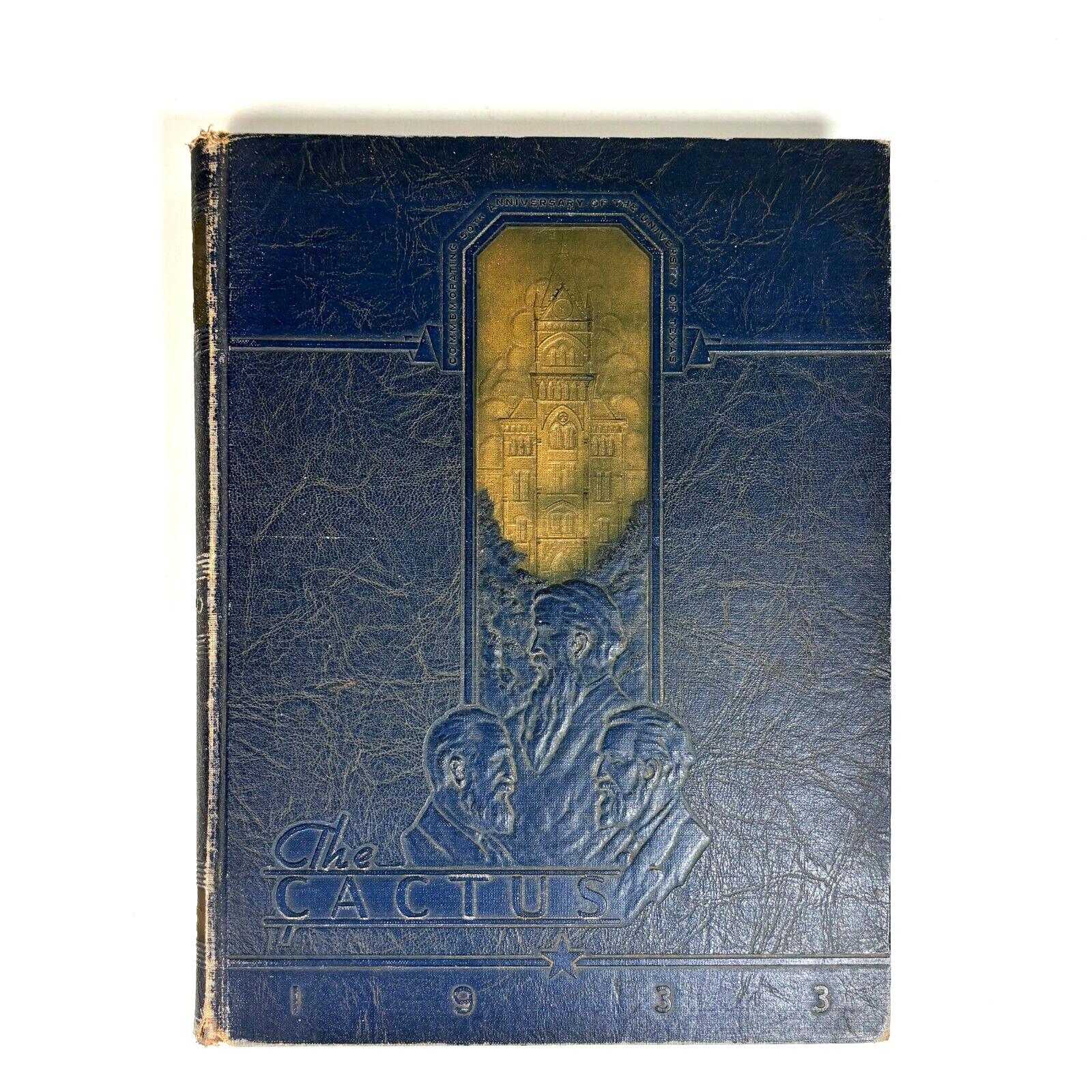 1933 University of Texas CACTUS Yearbook UT Longhorns Vol. 40 Golden Anniversary