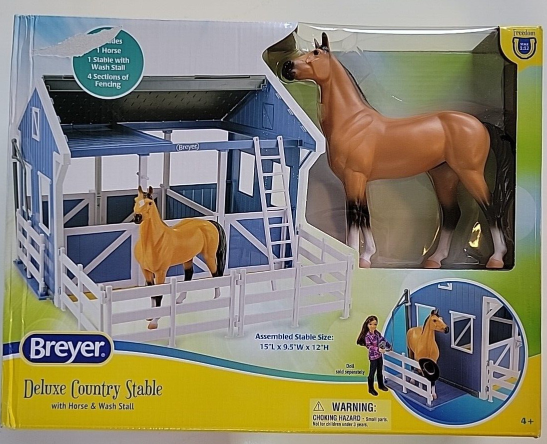 Breyer #61149 Deluxe Country Stable & Wash Stall Horse Freedom Series 2021 new