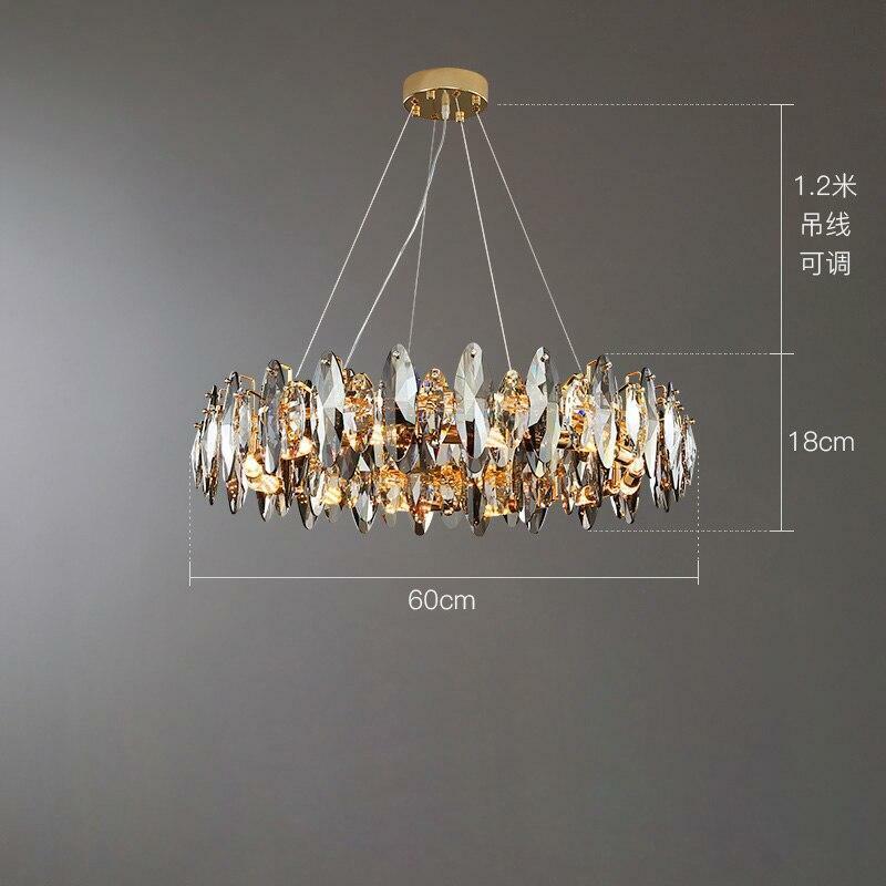 Enlightening Crystal Modern Chandelier Lamp Spectacular Design
