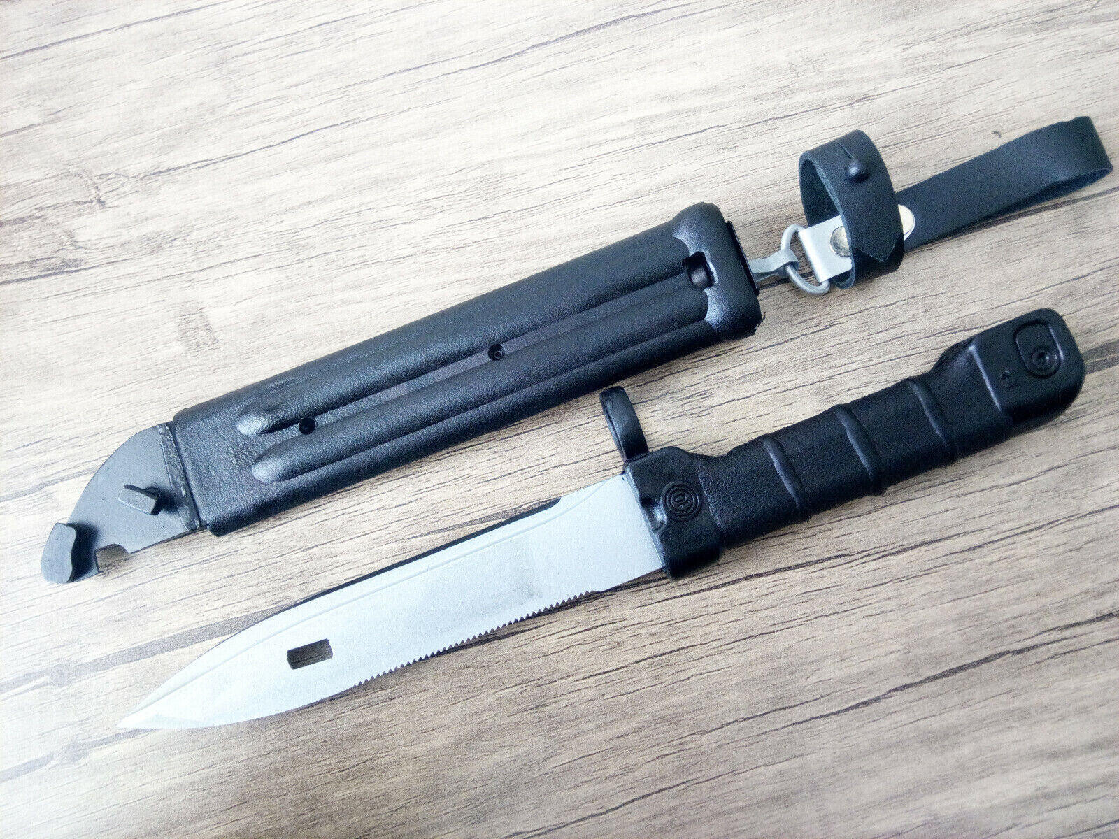 127B Bayonet Knife Arsenal Bulgaria Circle 10 Polymer Leather Holder Strap