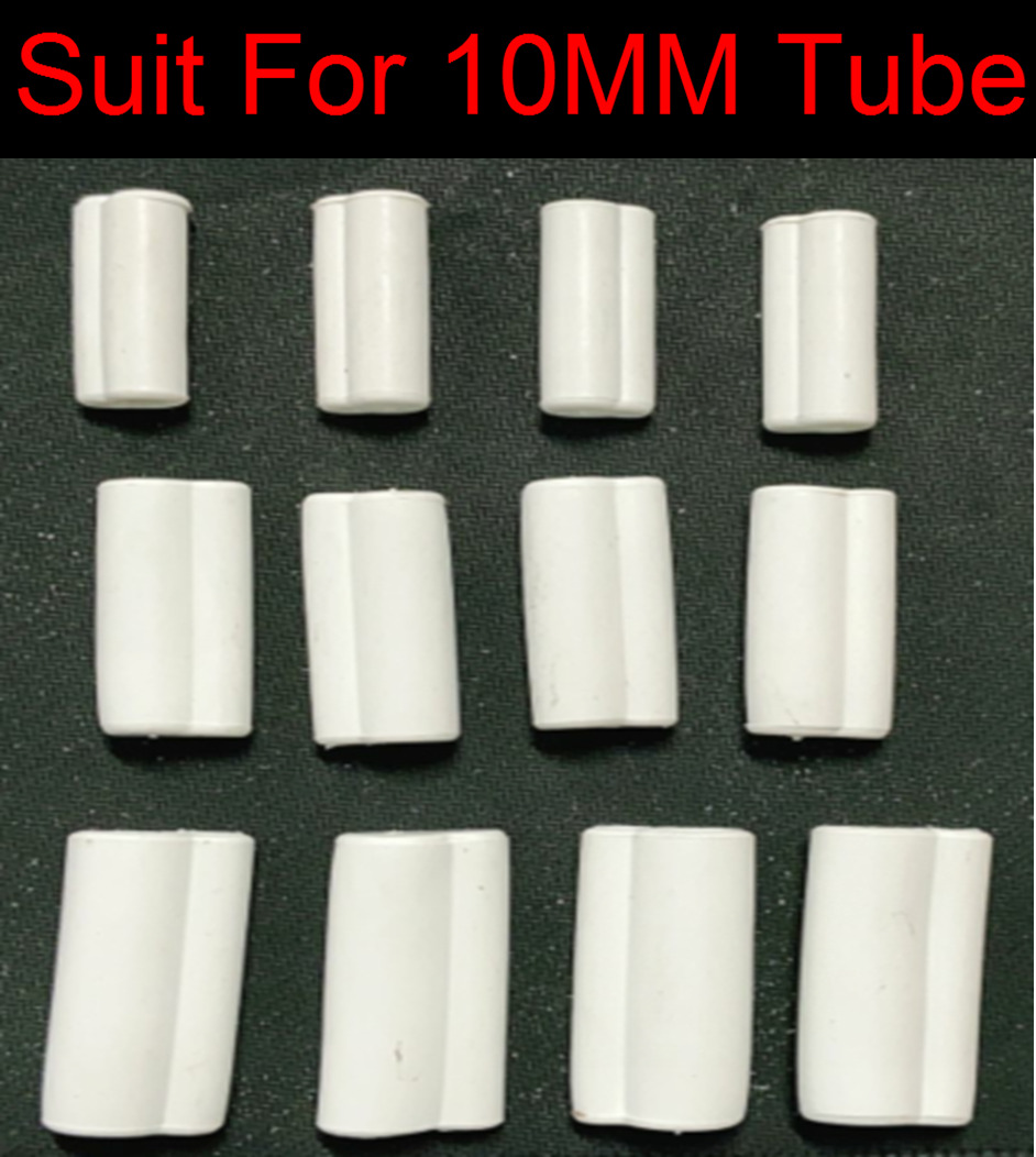 10MM White Neon Sign Tube Electrode Rubber Cover Boots End Cap