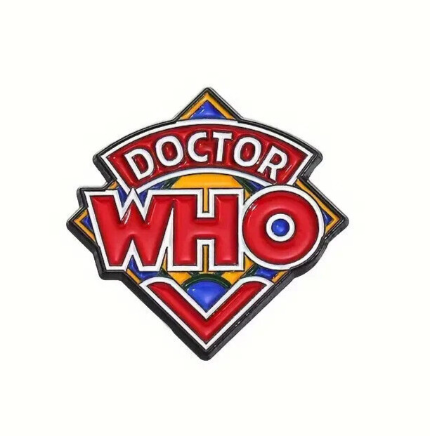 DR. WHO PIN Doctor Time Lord BBC TV Show Cool Gift Enamel Lapel Brooch