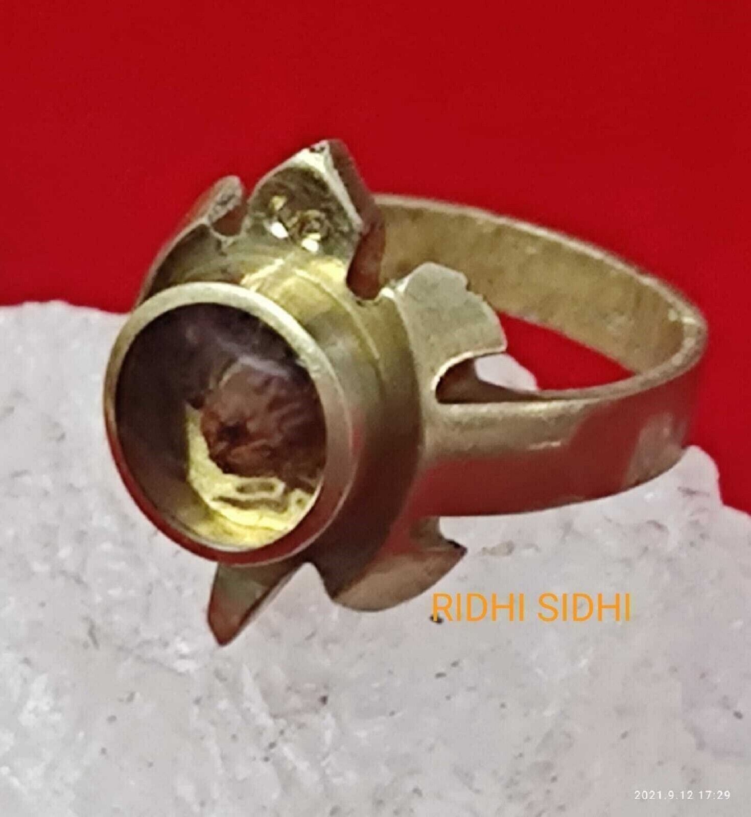 AGHORI SIDH POWERFUL ENERGIZED KING Warrior RING OCCULT CHARISMA STRESS FREE