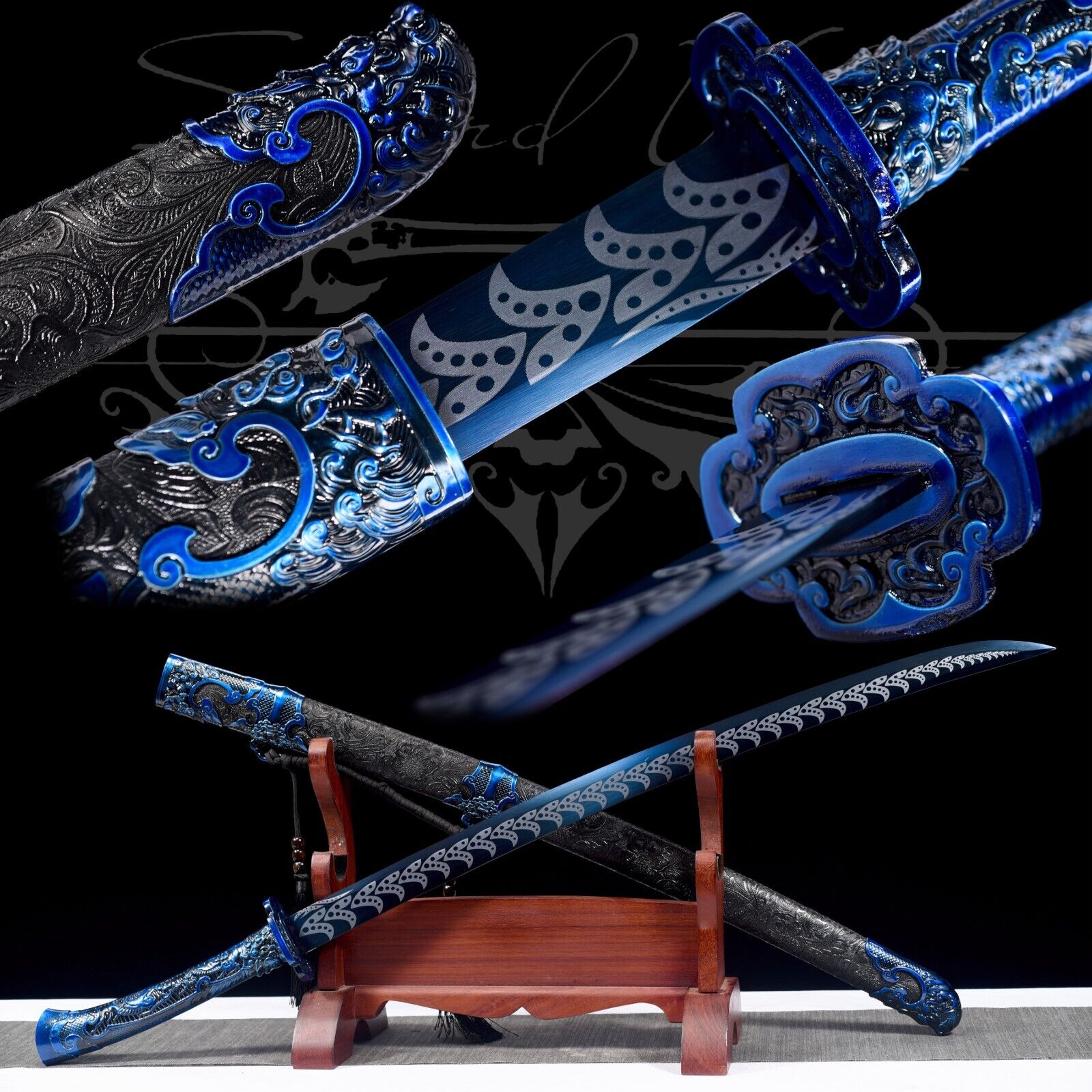 Handmade Katana/Manganese steel/Collectible Sword/Full Tang/Sharp Blade