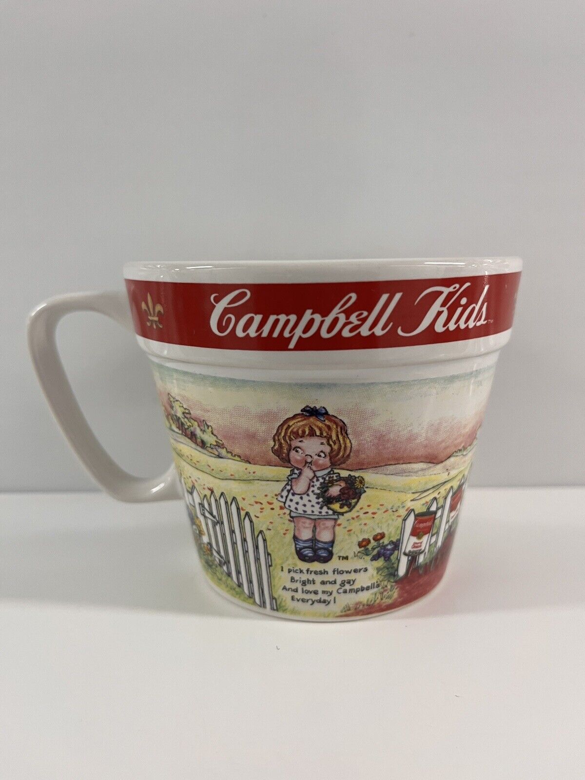 2000 Campbell's Soup Kids Mug Westwood  Dolly & Billy Gardening