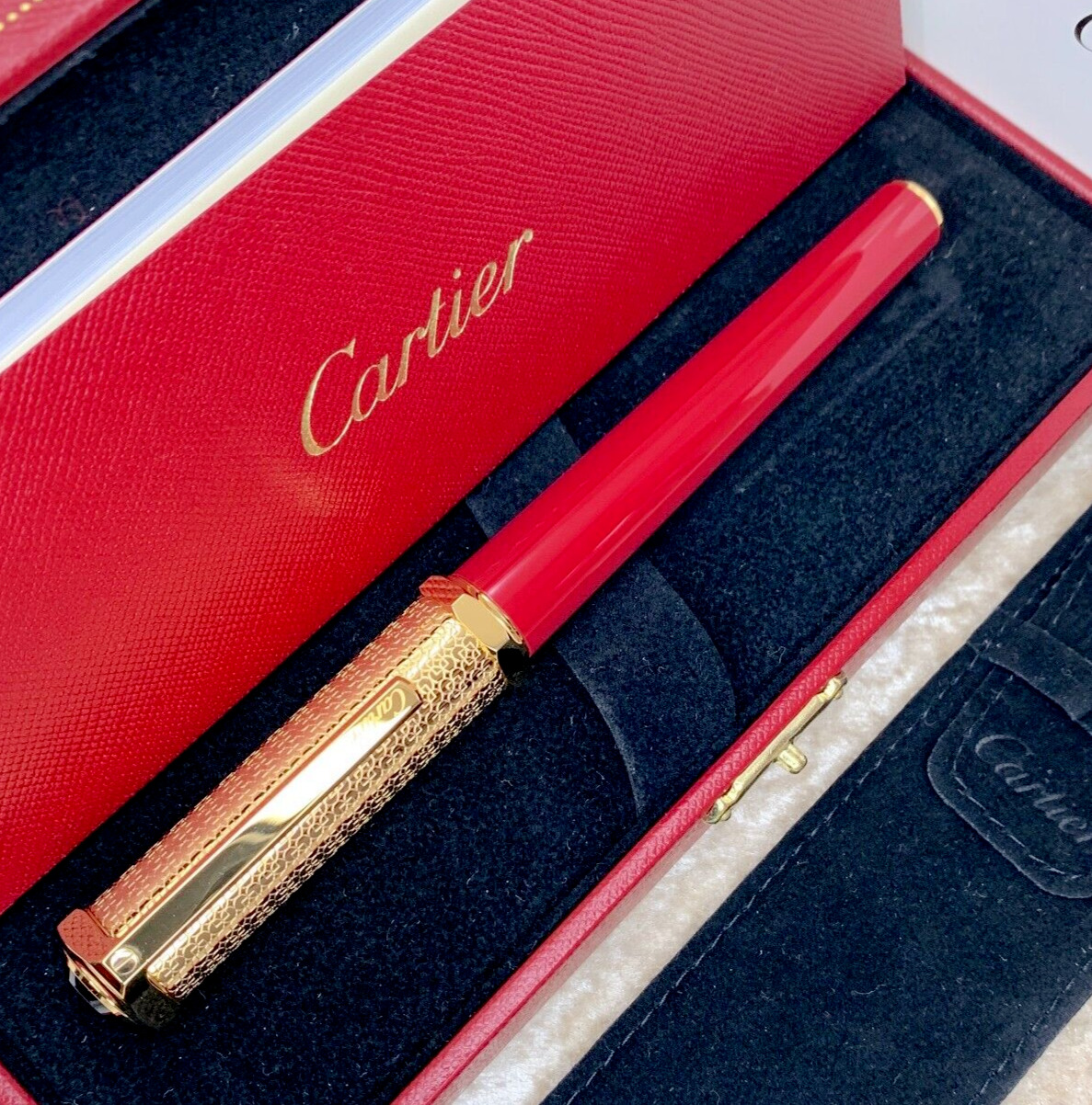 Cartier Rollerball Pen CHINESE NEW YEAR SPECIAL EDITION  Santos Dumont Full Set
