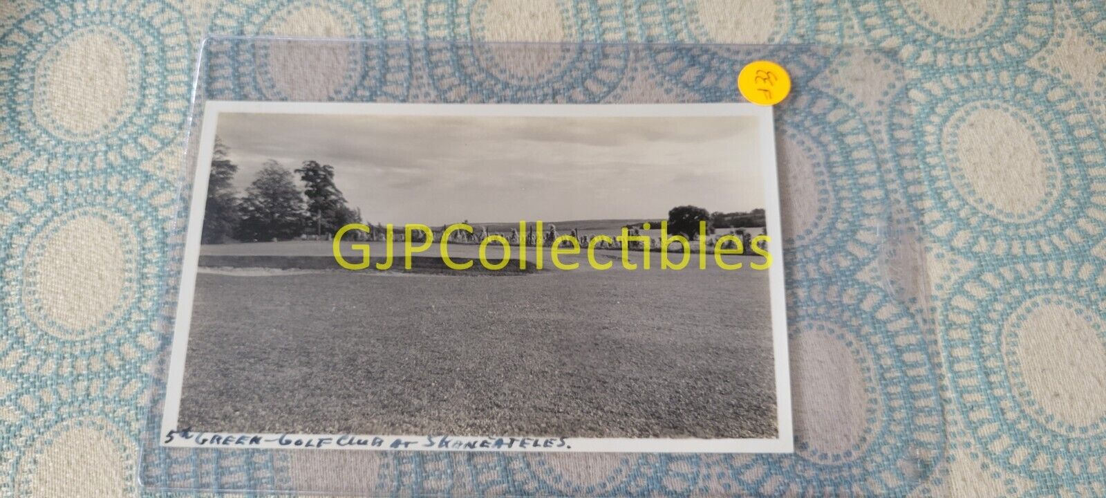 EEF VINTAGE PHOTOGRAPH Spencer Lionel Adams SKANEATELES NY 5TH GREEN GOLF COURSE