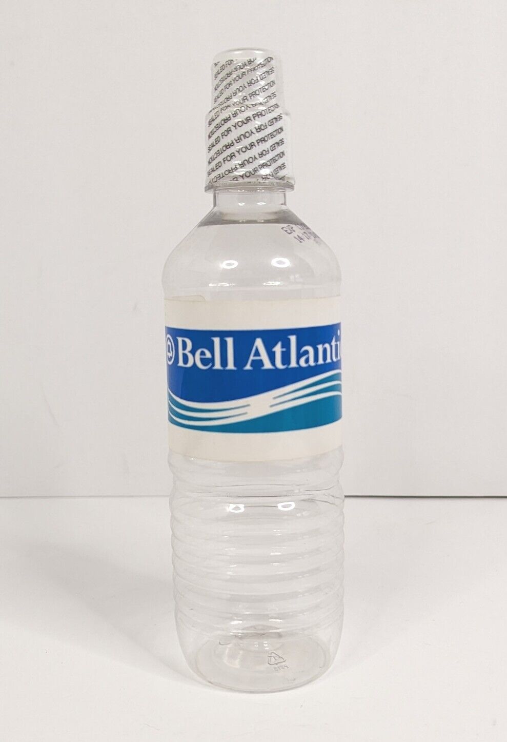 Bell Atlantic Telephone Empty Water Bottle 16 fl oz 11/13/98 Advertising Promo