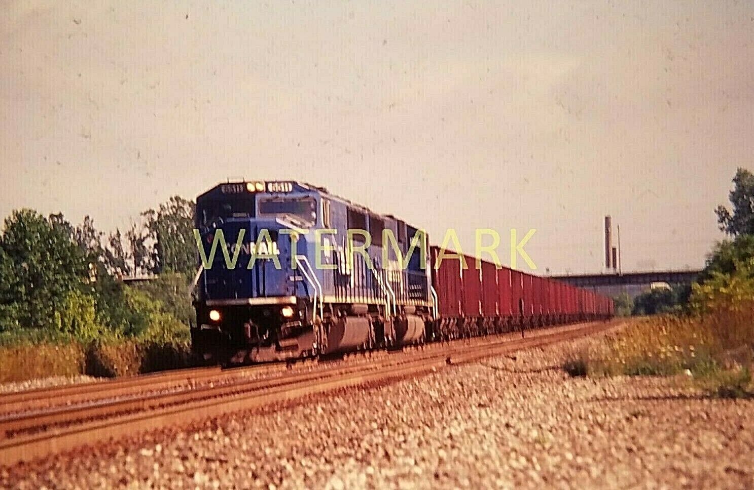 WA15 Original Slide - CR CONRAIL, 5511, ENGINE,VALLEY OH, 1997