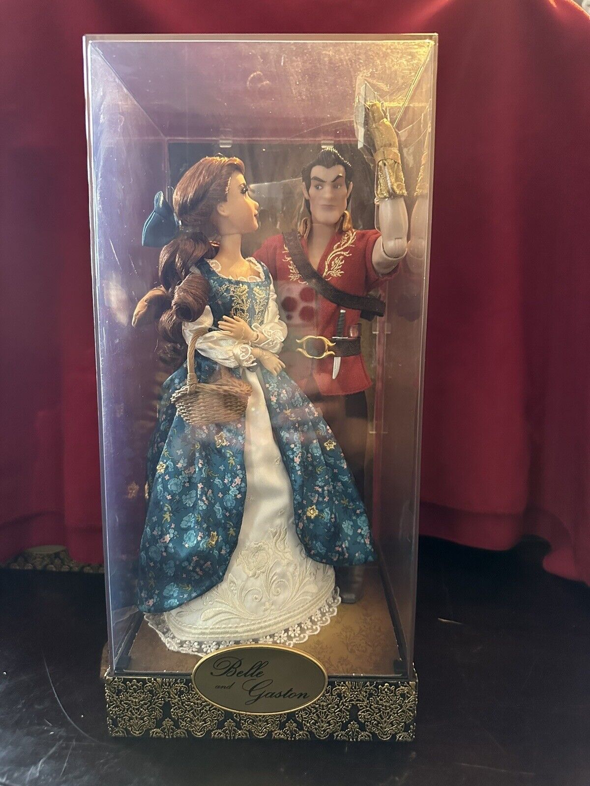 Disney Fairytale Designer Belle and Gaston Limited Edition Doll Set