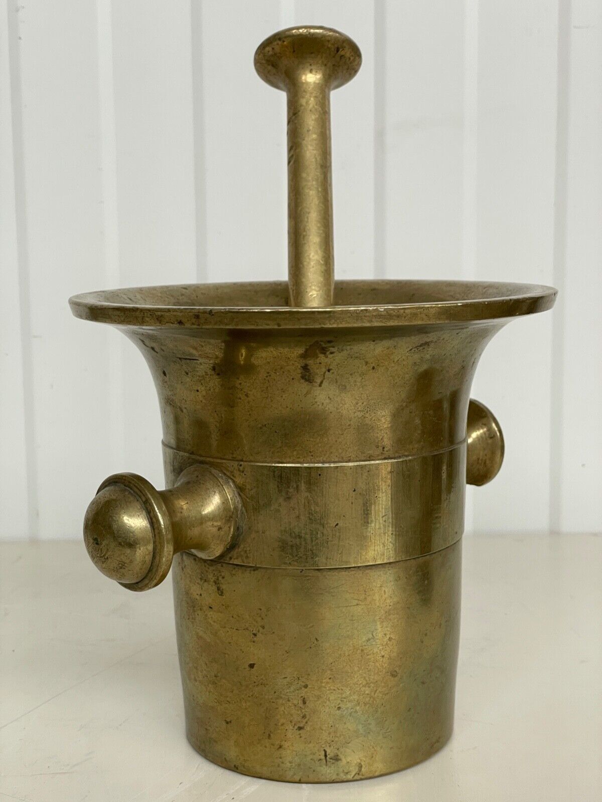 A Beautiful Brass Mortar with Pestle