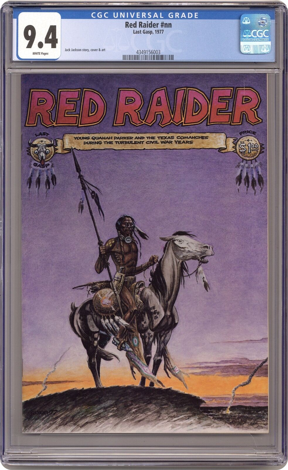 Red Raider #0 CGC 9.4 1977 4349156003