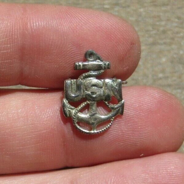 WW2 USN US NAVY Military Home Front Sweetheart CPO CHIEF PETTY OFFICER PIN