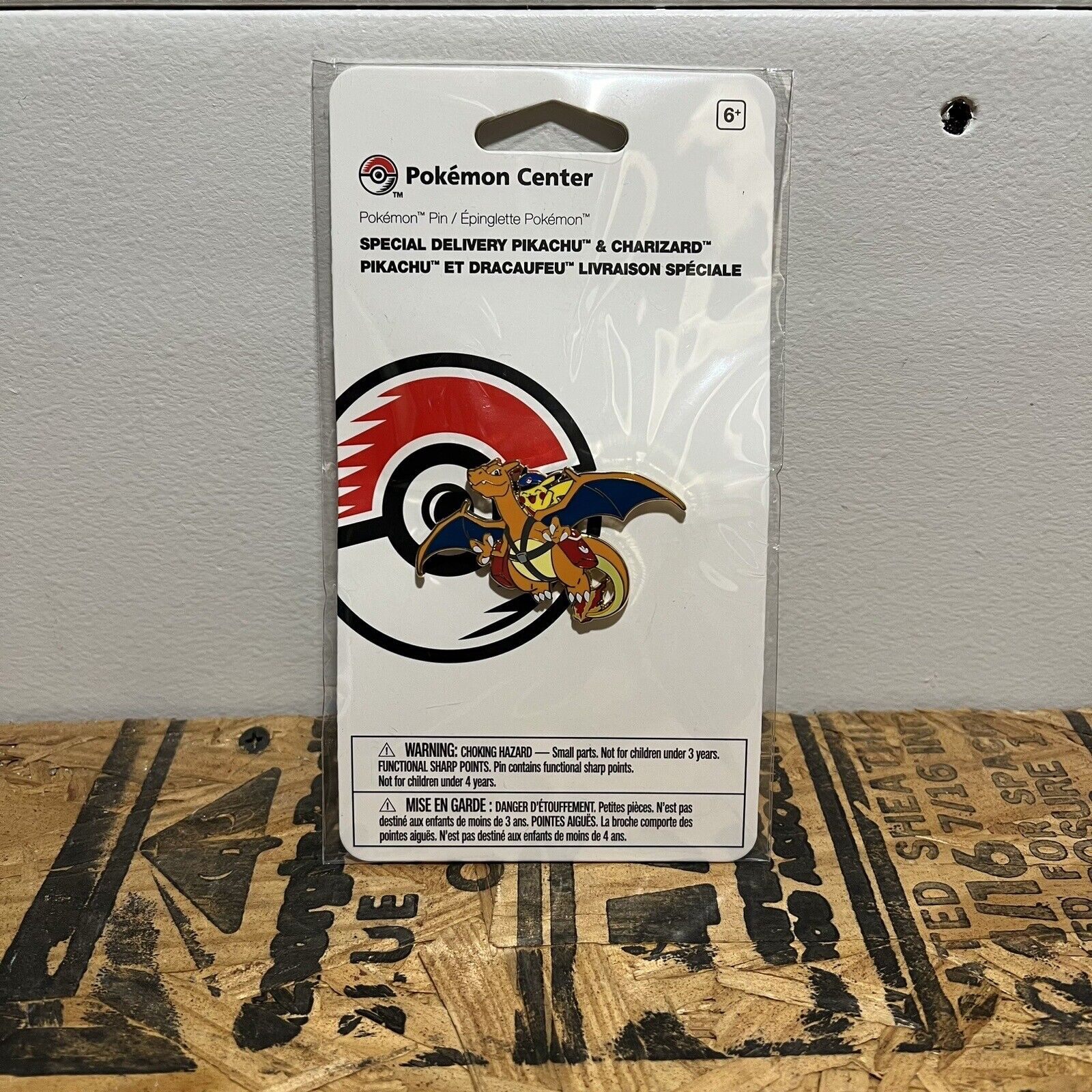 Pokemon Center Special Delivery Charizard Collectors Pin 2019