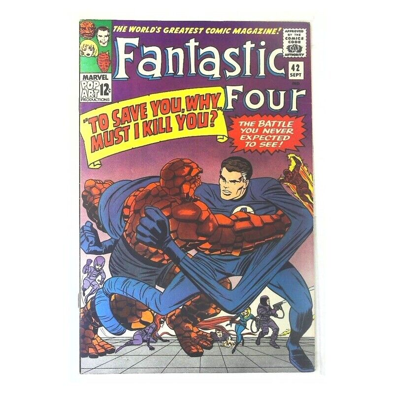 Fantastic Four (1961 series) #42 in Very Fine minus condition. Marvel comics [p}