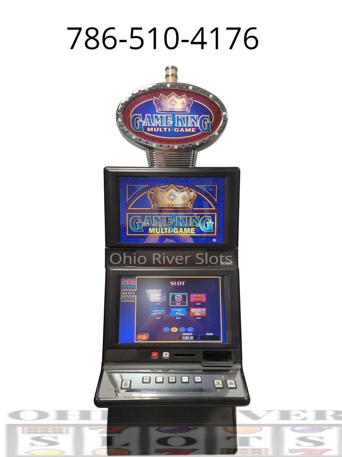 IGT G20 Game King Machine KENO, POKER, SLOTS (Free Play, COINLESS) w/topper