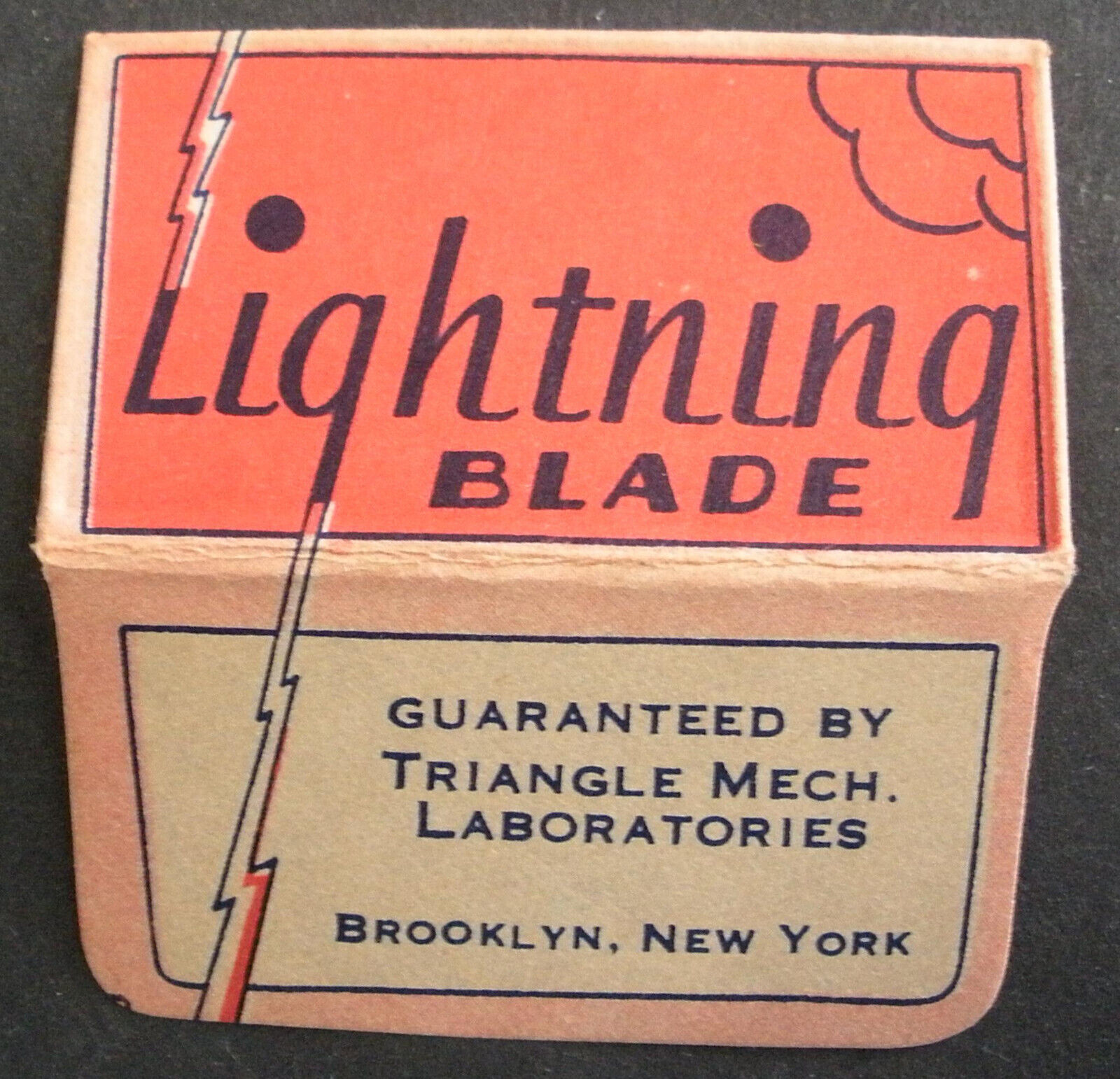 Vintage Razor Blade LIGHTNING (w/o Corp) - One wrapped Blade