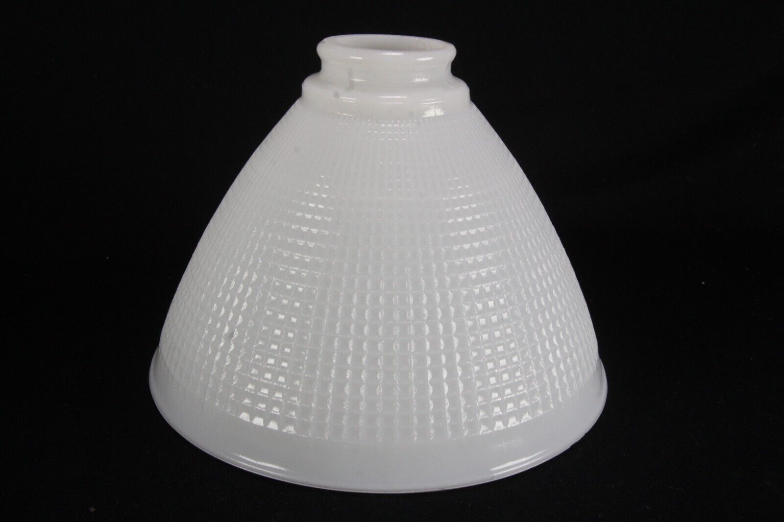 Milk Glass Waffle Diffuser Torchiere Lamp Shade 2 1/8\