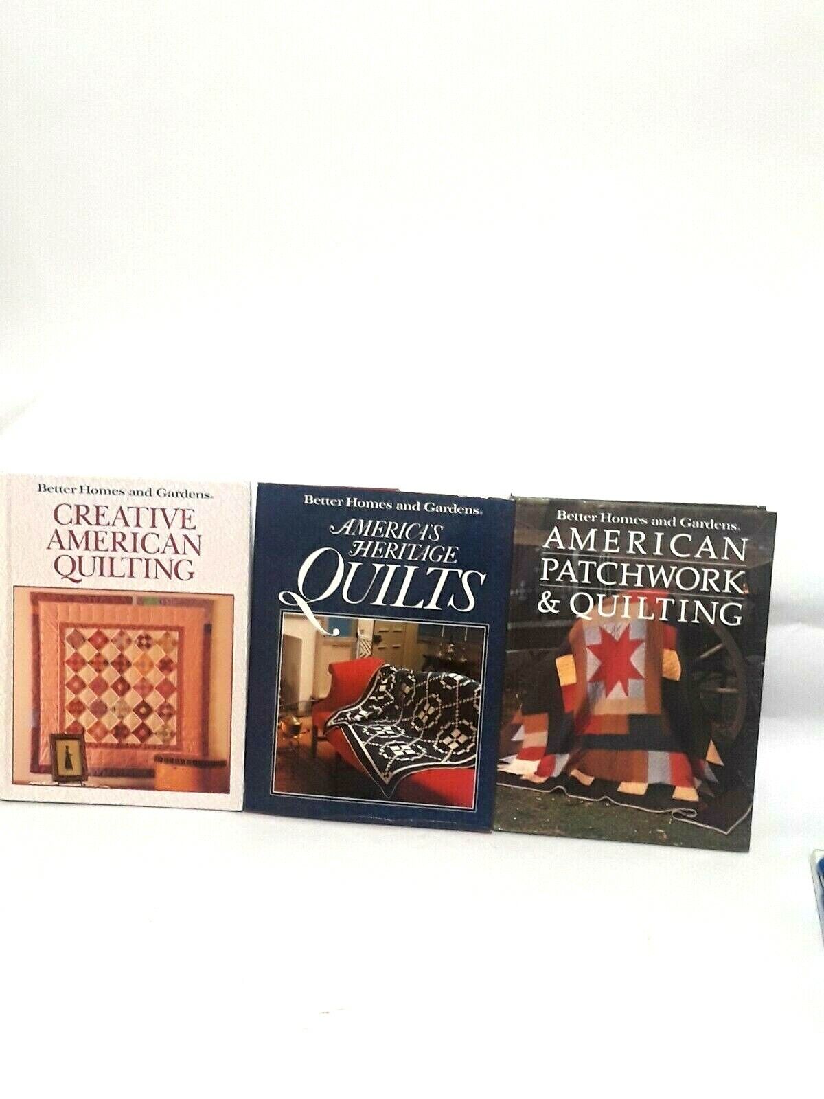 Vtg Better Homes Gardens  AMERICAN PATCHWORK & QUILTING 2010 3 Books EUC