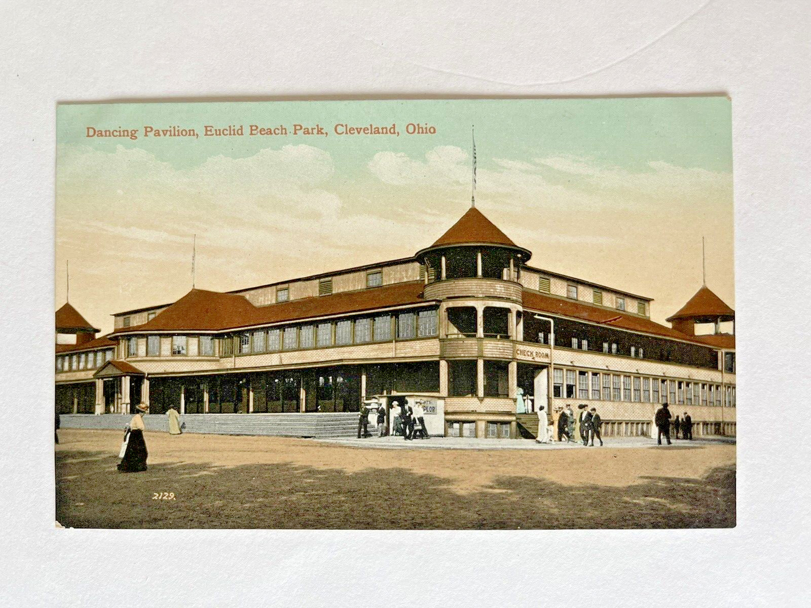1911 Antique Vintage Postcard DANCING PAVILION EUCLID BEACH PARK Cleveland Ohio