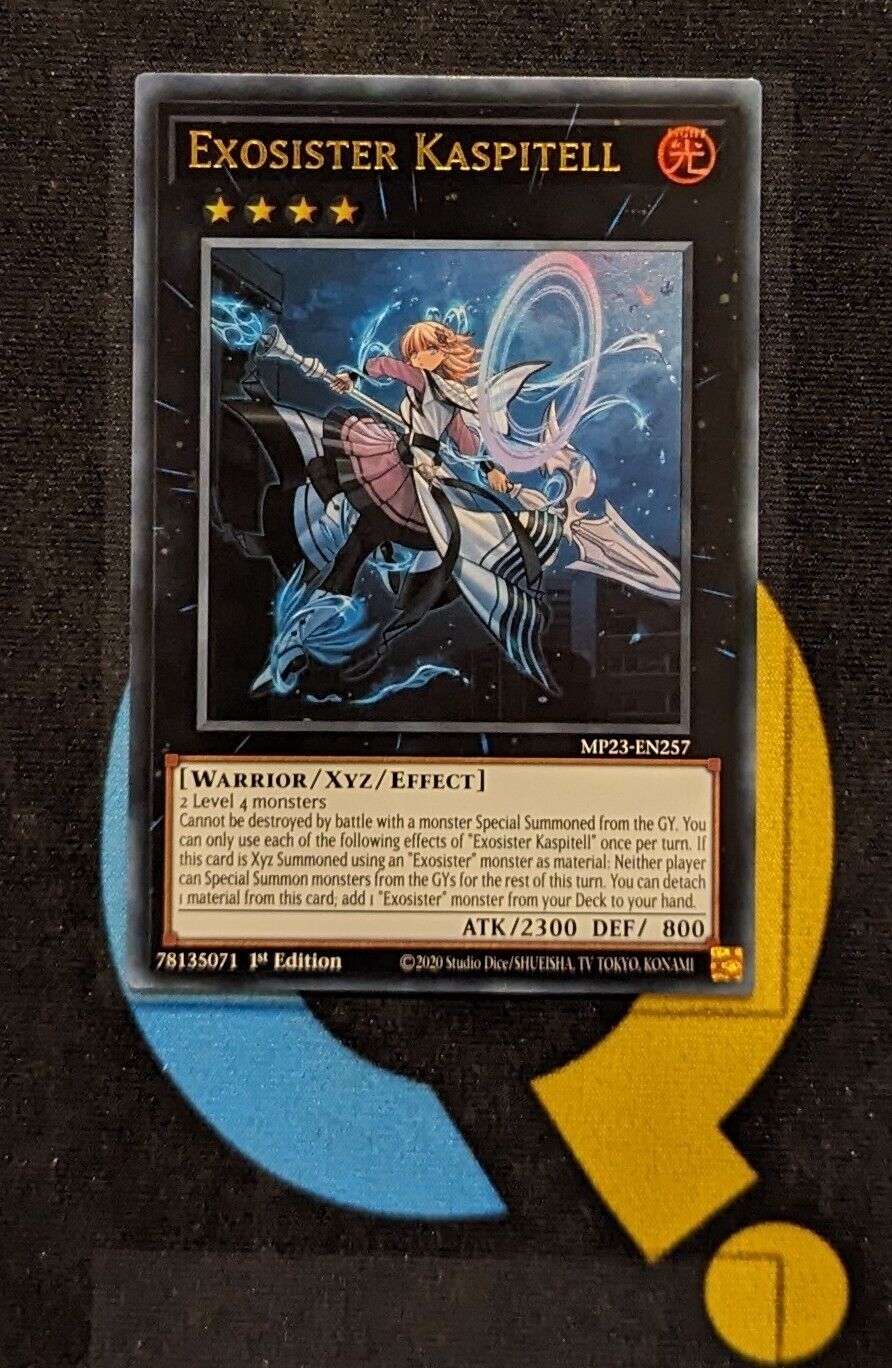 MP23-EN257 Exosister Kaspitell Ultra Rare 1st Edition YuGiOh Card