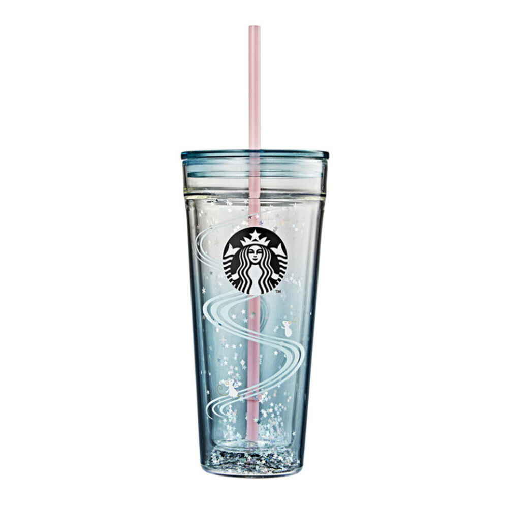 Starbucks Korea 2020 New Year Blue Glass Cold Cup 591ml / 20oz