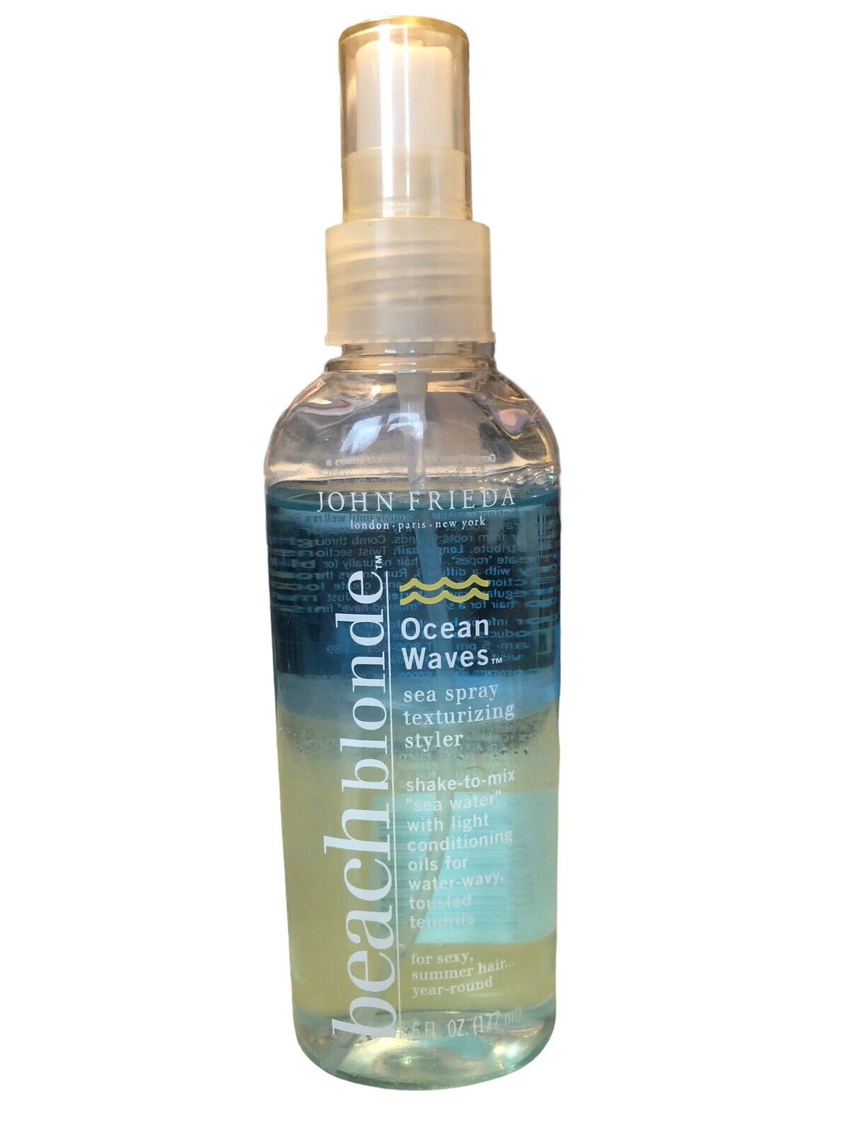 NEW John Frieda Beach Blonde Ocean Waves Sea Spray Texturizing Styler HTF 6 Oz