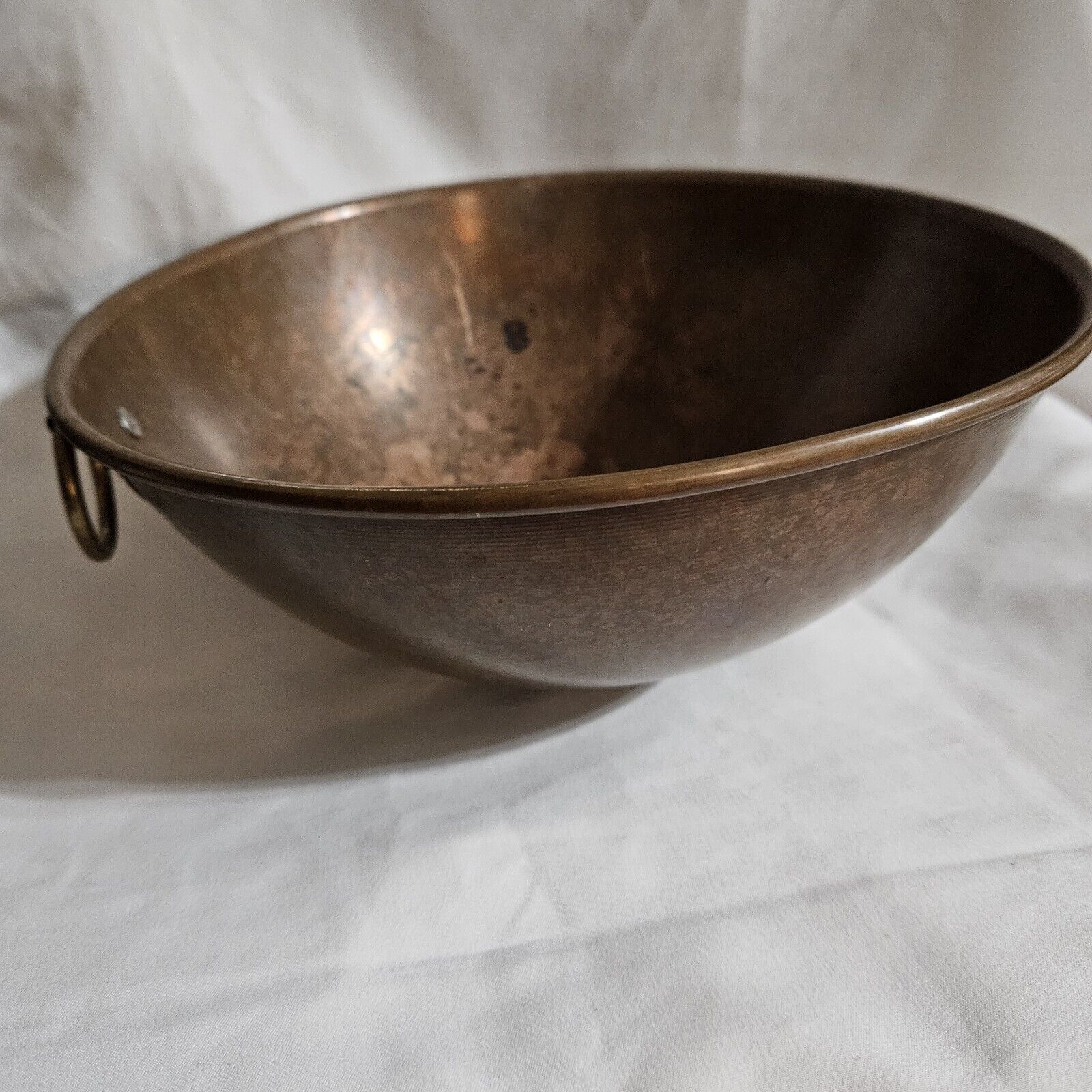 Vintage Atlas  Metal  Spinning  Co Copper  Bowl Rustic Copper Bowl  