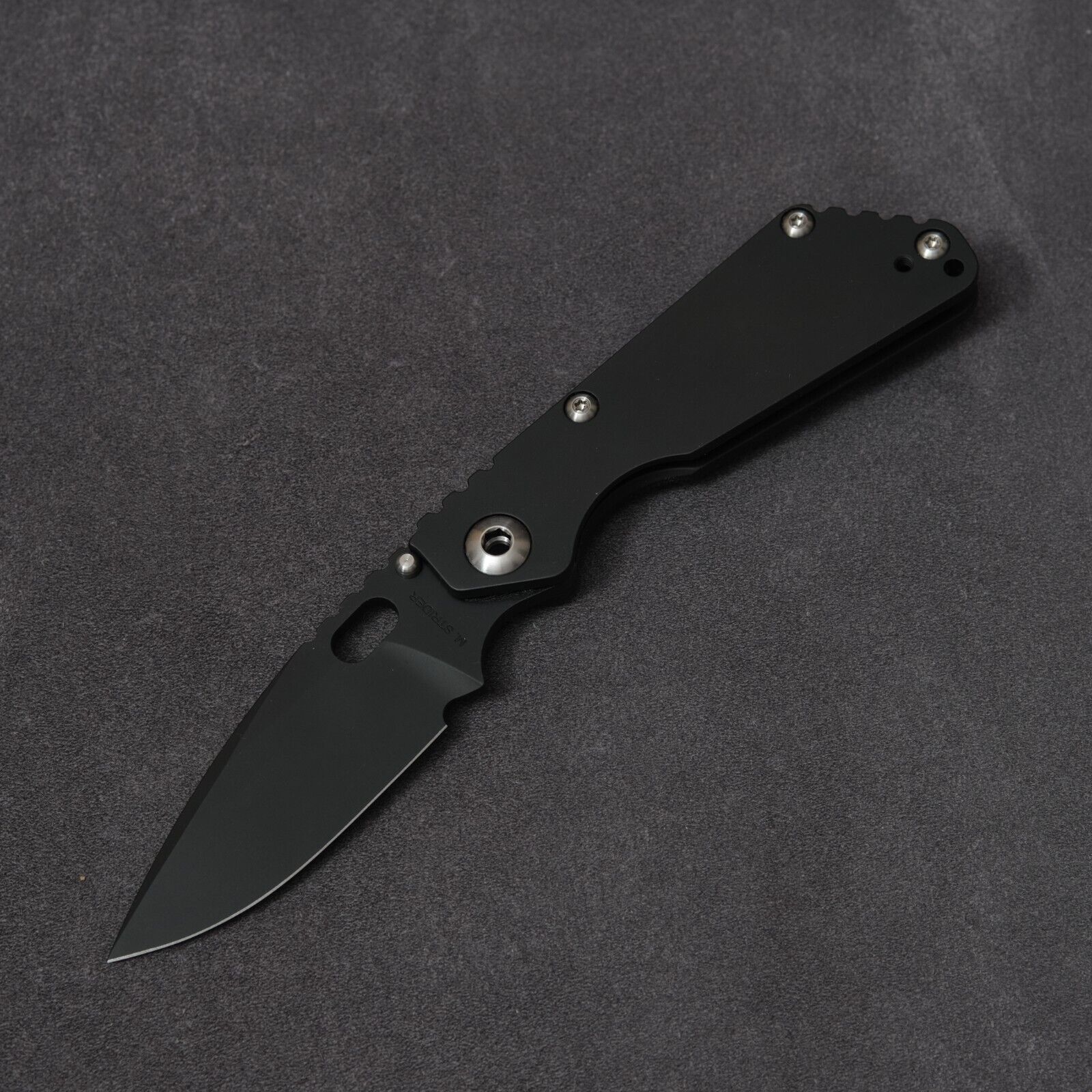 Strider Knives SnG Stealth MagnaCut - Black PVD / Full Titanium