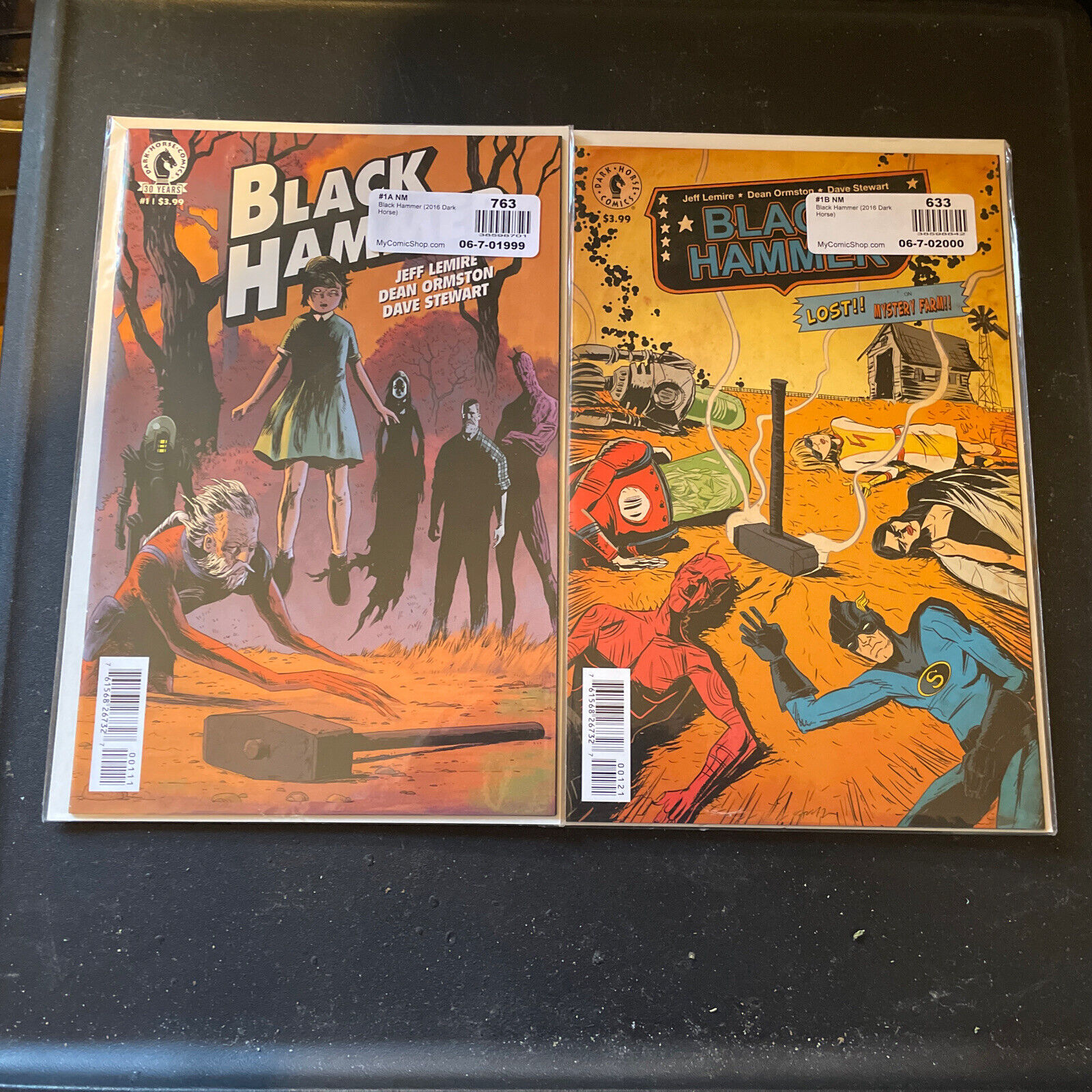 Black Hammer 1A & 1B- First Prints - NM HIGH GRADE  Copy Dark Horse 2016 🔥🔥🔥
