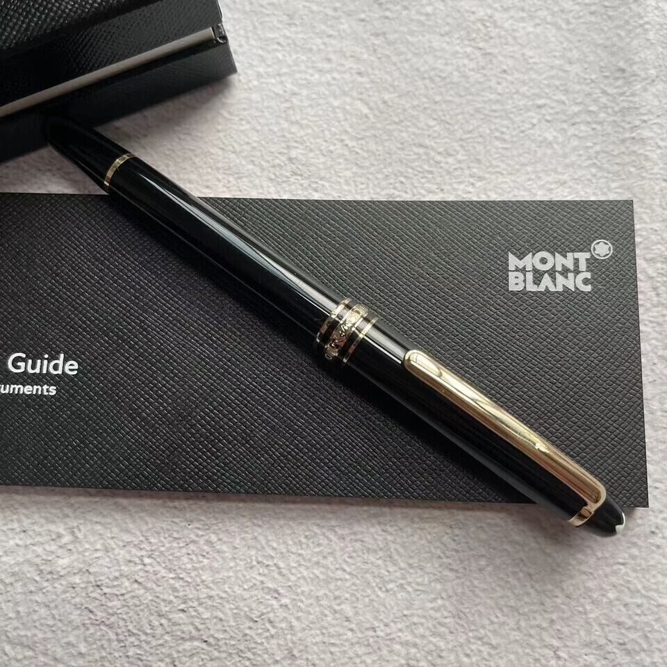 Montblanc Gold Finish Meisterstuck Classique Luxury Rollerball Pen Unique Gifts