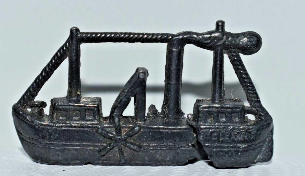 Vintage miniature US military ship 1 1/2 inches