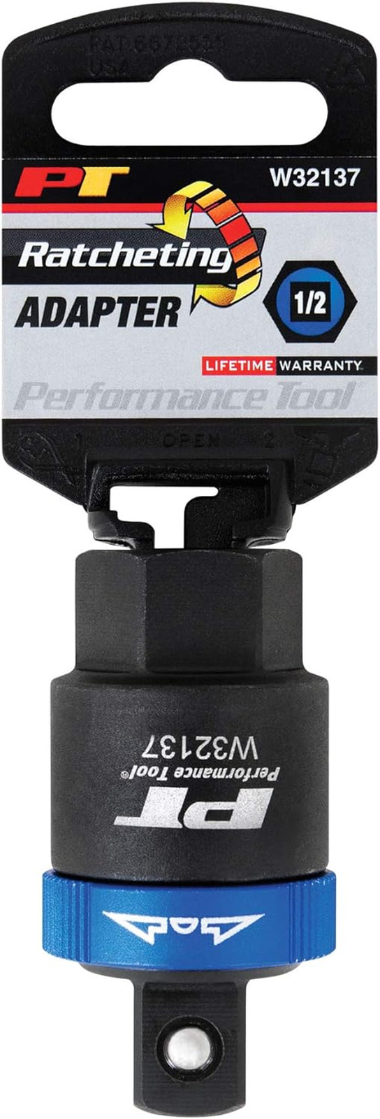 Performance Tool W32137 1/2″ Dr. Ratcheting Adapter