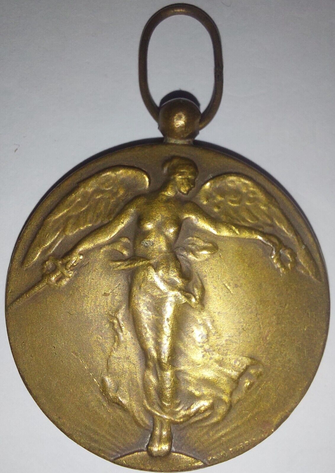 Paul Dubois-Beautifull art work Medal-WW1-Bronze war medal-France-Given to Belge