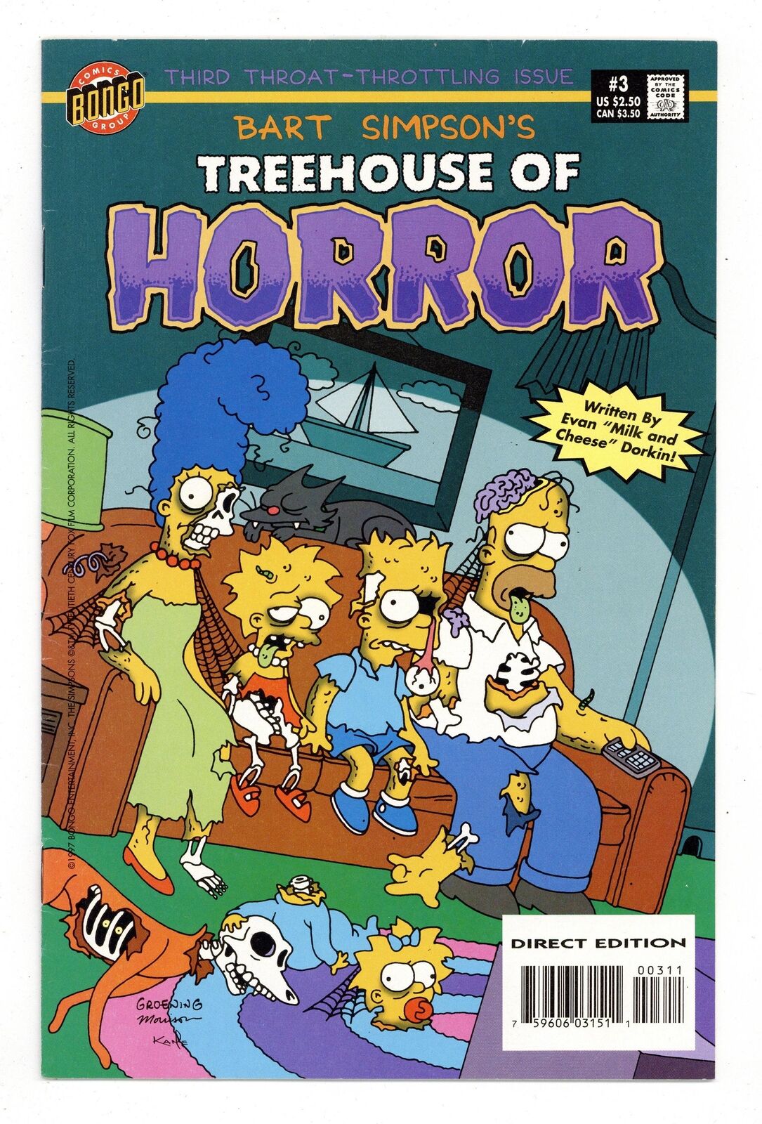 Treehouse of Horror #3 VF- 7.5 1997