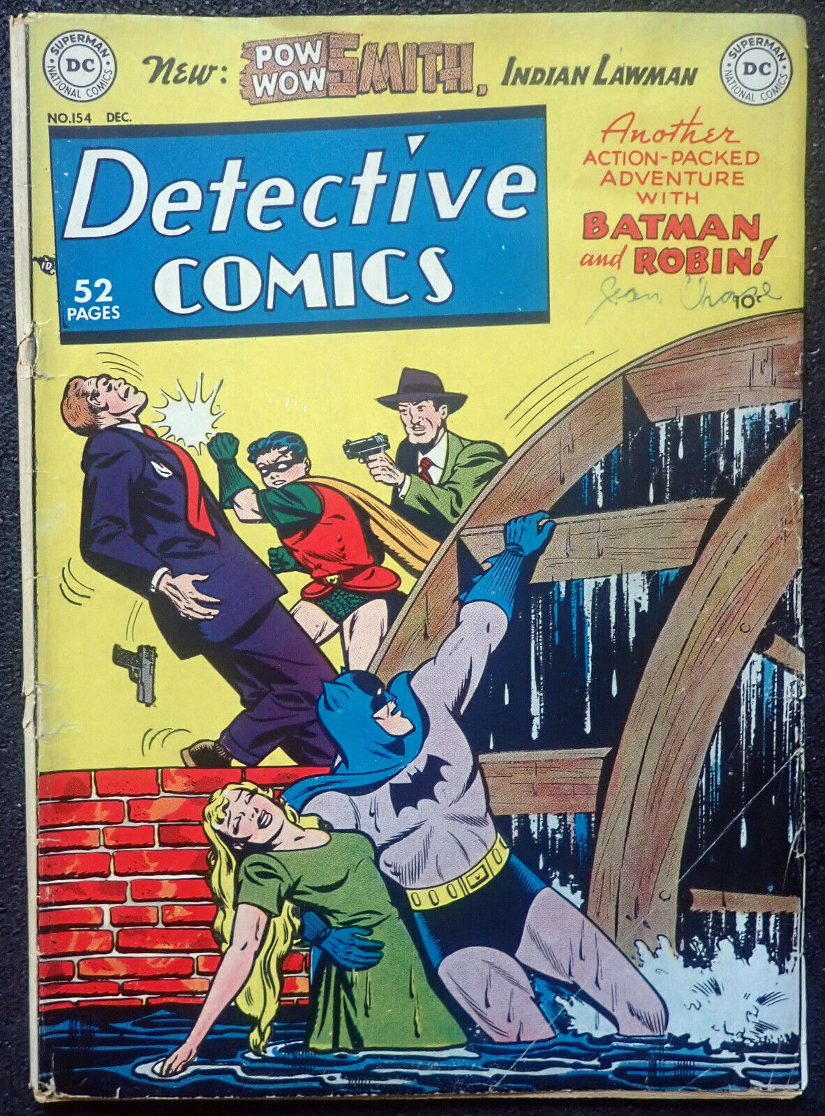 Detective Comics #154 🔥 RARE BATMAN and ROBIN BOOK🔥 1949 Complete Unrestored