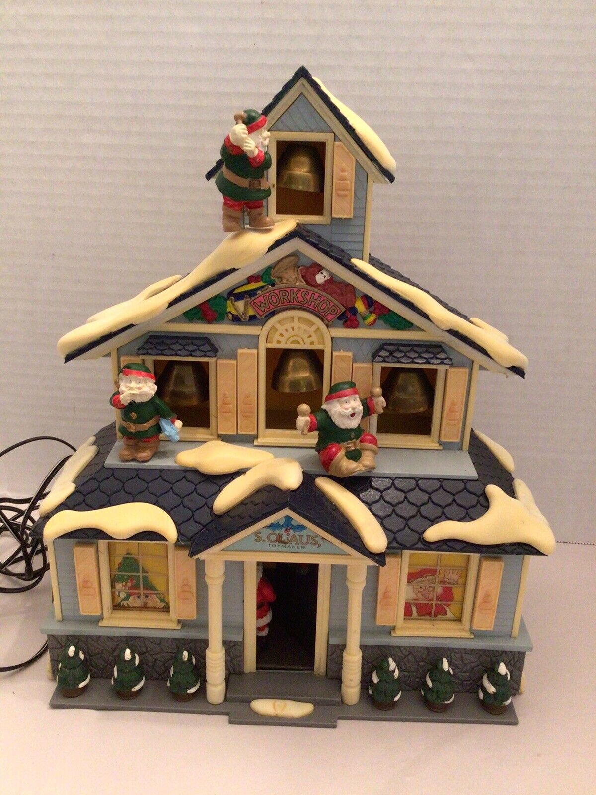 Vintage Animated Santa’s Workshop By Holiday Classics Tested And Works 1992