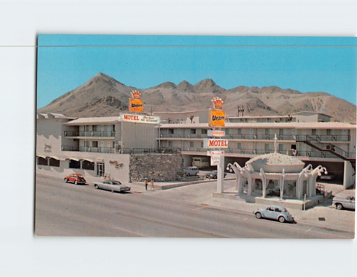 Postcard Silver Queen Motel Tonopah Nevada USA