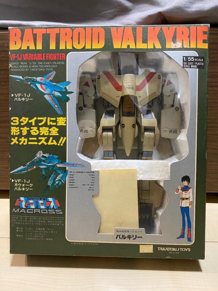 Takatoku Toys The Super Dimension Fortress Macross Vf-1J Battroid Valkyrie That