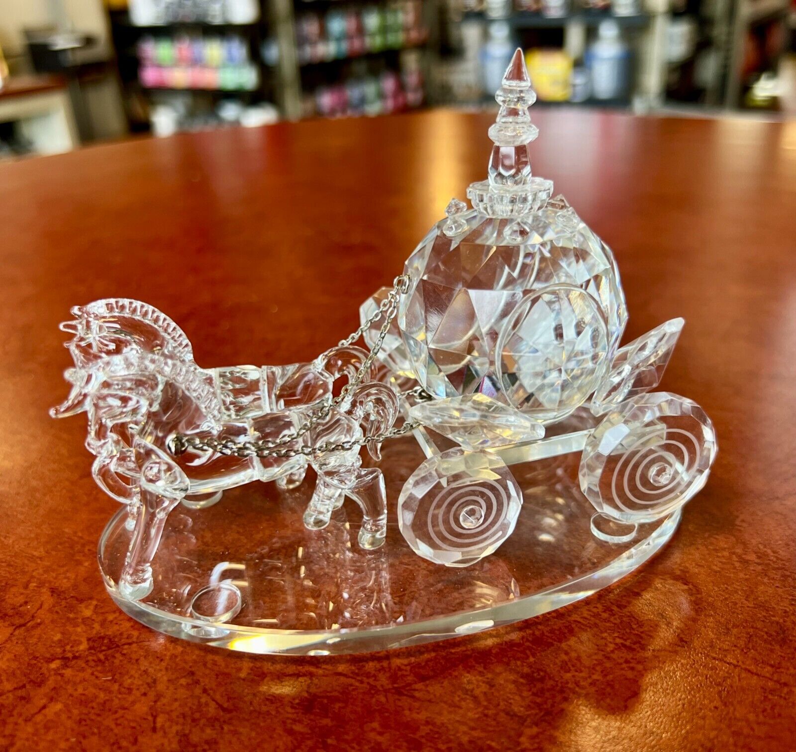 Shannon Crystal Wedding Coach Crystal Sculpture By Godinger Cinderella Fairytale